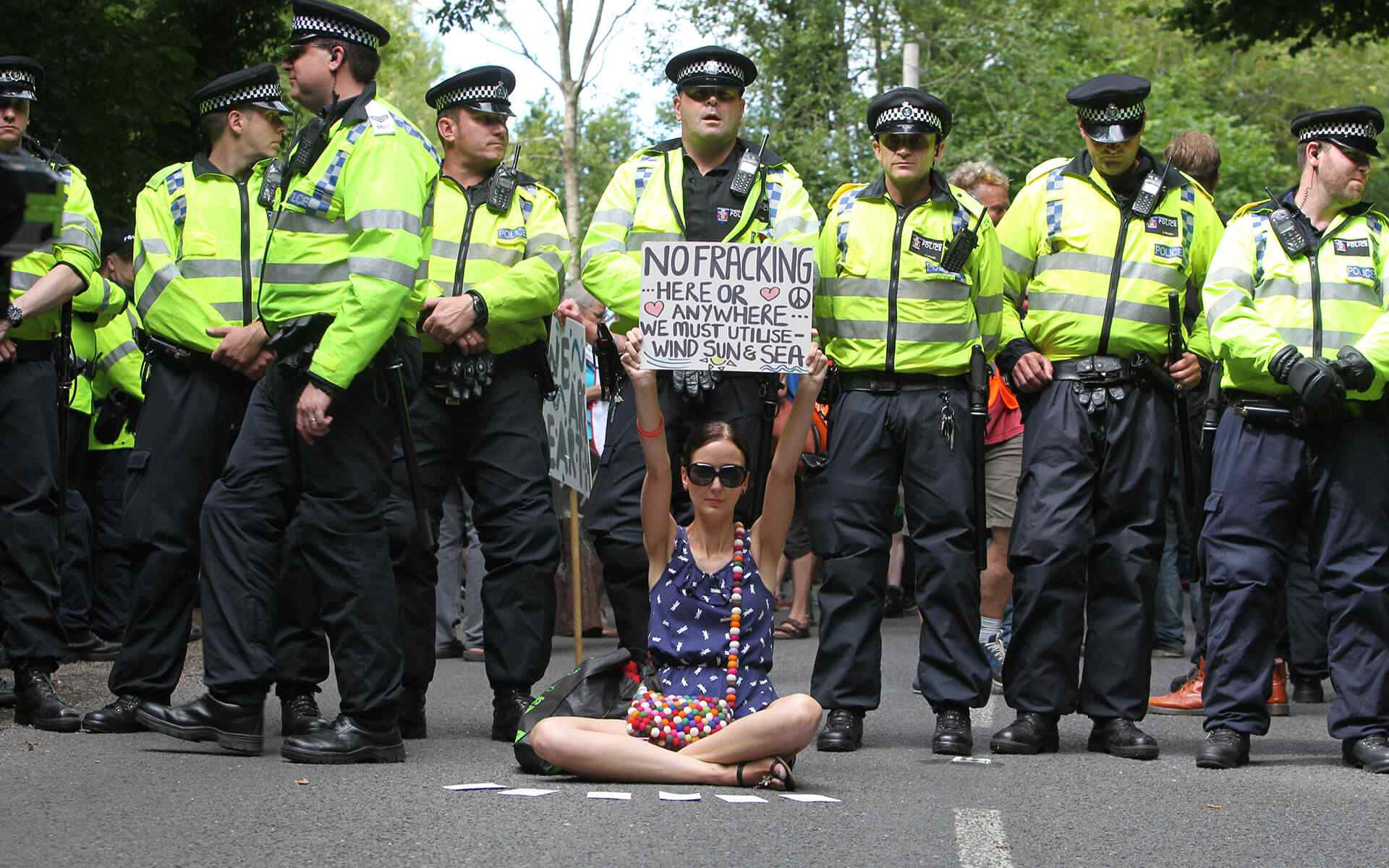 woman protest
